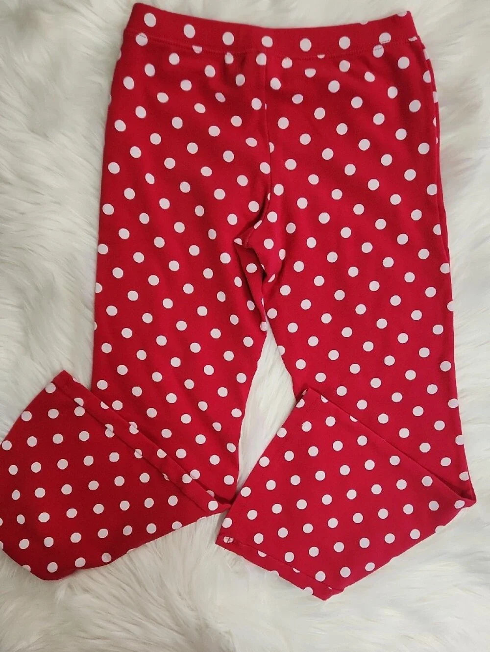 Red Polka Dot Flare Leg Pants - Girls Size:8 - Brand: Gymboree